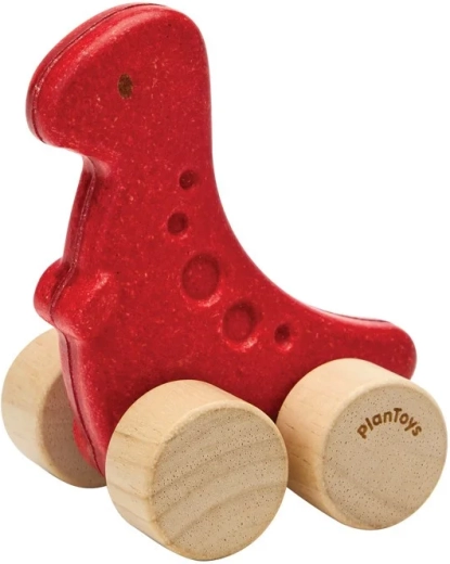 PlanToys fa dinoszaurus autócska dino rex – 1 db