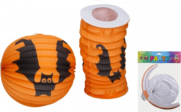 Papírlámpások készlete - Gömb 25 cm és Henger 15 cm