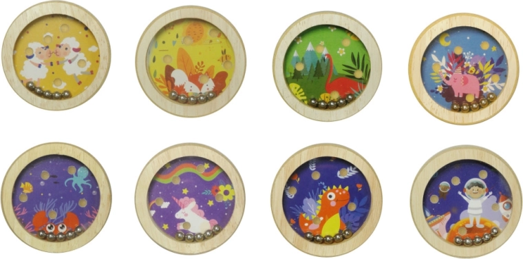 Fa golyós ügyességi játék