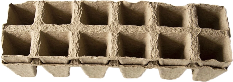 Papír palántázó tálca 12 cellával (2 db)