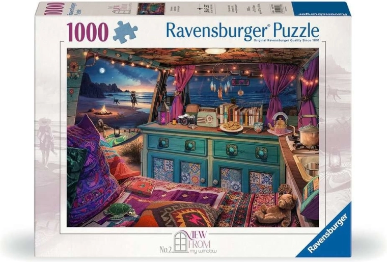 Ravensburger puzzle View From My Window 2: lakóautó 1000 darab