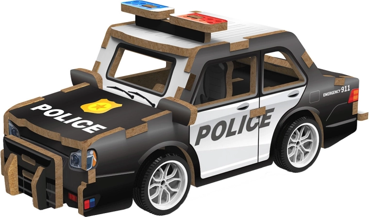 2Kids Toys 3D fa kirakó rendőrautó