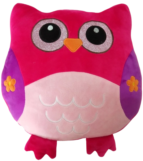 Bagoly alakú párna, 35 cm