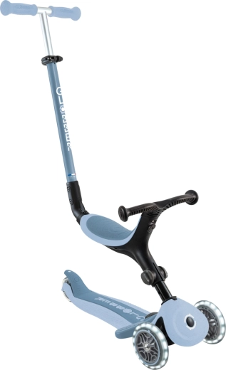 Globber Go-up Active Lights Ecologic 3 az 1-ben roller LED kerekekkel, blueberry