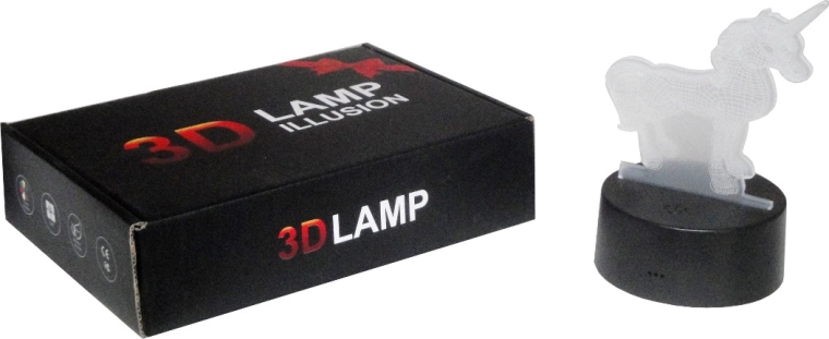 Unikornis éjjeli lámpa akkumulátorral