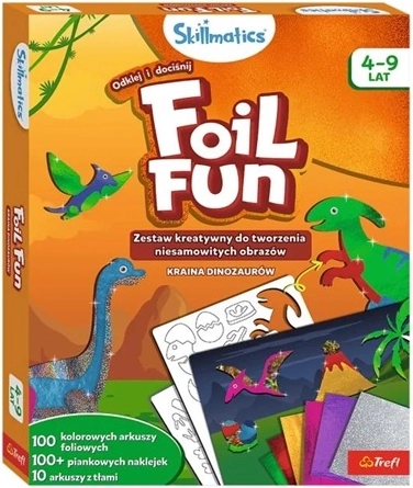 Skillmatics Foil Fun dínós táj – kreatív fóliázó készlet