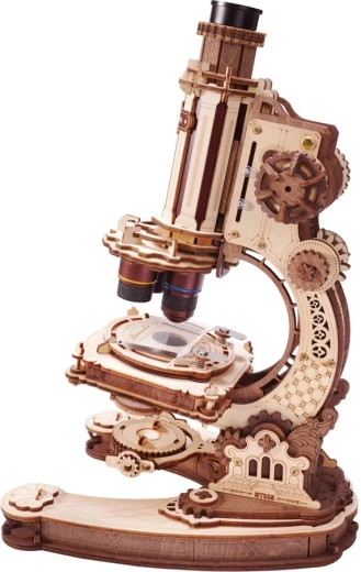 RoboTime ROKR 3D mechanikus fa építőkészlet mikroszkóp