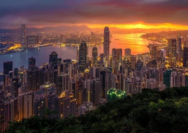 Hongkong hajnalban puzzle 1000 darabbal