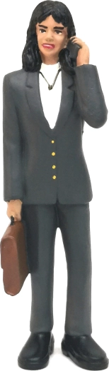 Üzletasszony figura 13,2 cm - 1 db