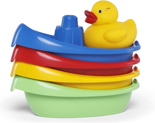 Fürdőcsónakok kiskacsával – 4 darabos készlet