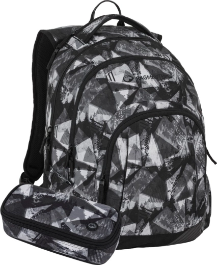Bagmaster Lincoln diákszett fekete-fehér