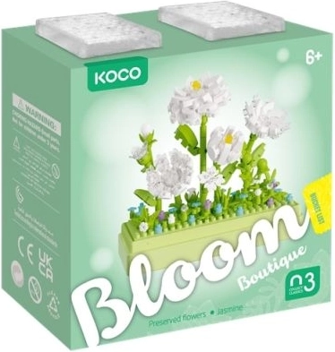 KOCO jázminvirág építőjáték 285 darabbal - 1 db