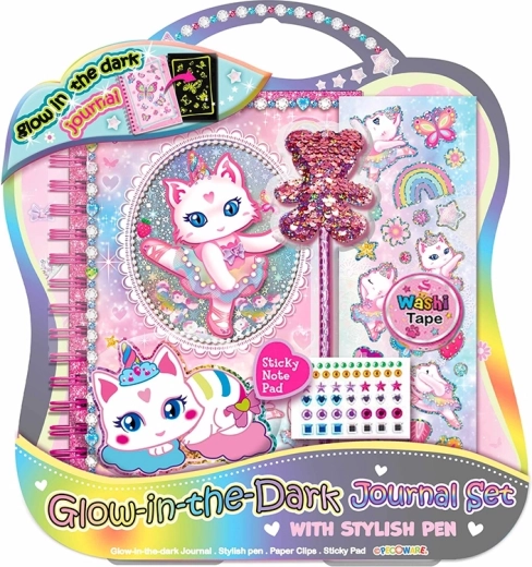 Világító macskás szett gyerekszobába