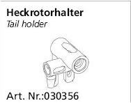 Hátsó rotor tartója a Jamara Cupid Mini modellhez