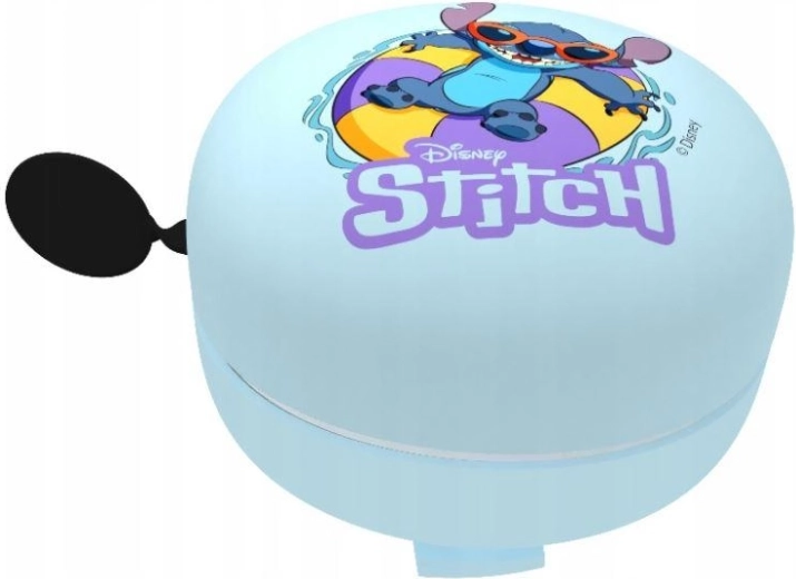 Retro kerékpárcsengő Disney Stitch mintával – 1 db