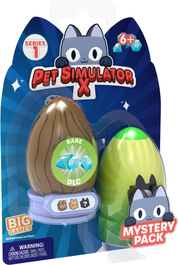 PET SIMULATOR figurás tojások – 2 darabos szett (8 cm)