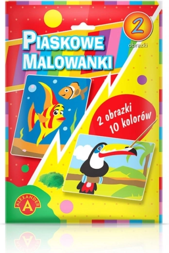 Homokképes színező Halacska Tukán – kreatív készlet gyerekeknek