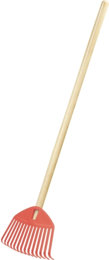 FOCUS BABY gyerek gereblye fa nyéllel, korall