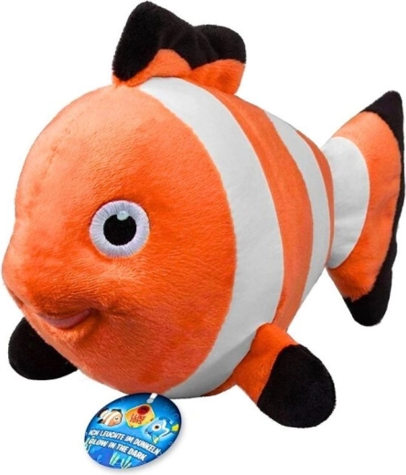 Sötétben világító Nemo plüsshal
