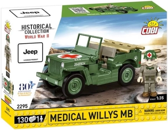COBI Medical Willys MB építőszett (1:35) – 130 darab