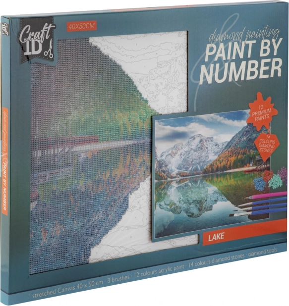 Gyémántfestés - Tó 40x50 cm