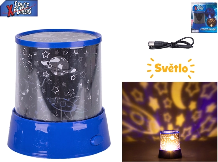 Űrprojektor és éjszakai lámpa Space Xplorers gyerekszobába