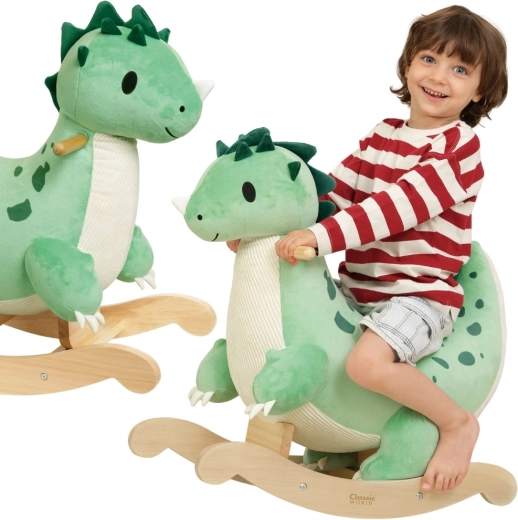 Classic World puha plüss-fa hintázó dinoszaurusz