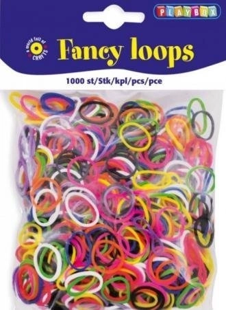 PLAYBOX Gumigyűrűk Fancy loops 1000 db
