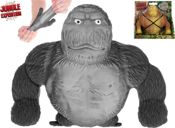 Jungle Expedition nyújtható gorillafigura 13 cm