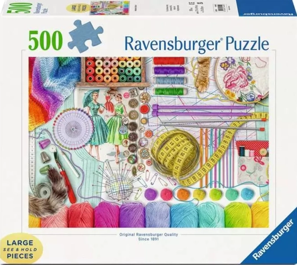 Ravensburger puzzle Varrósarok XXL 500 darab