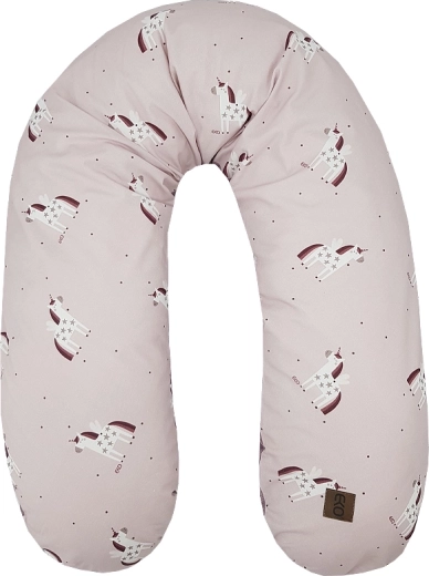 EKO velvet szoptató párna Unicorn 180 cm