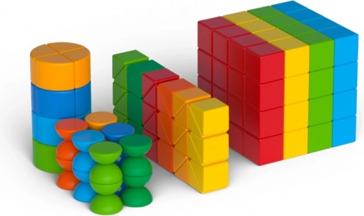 Geomag Magicube Shapes – mágneses építőkészlet 164 darab