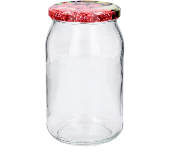 Üveg befőttesüvegek 900 ml tetőkkel 82 mm – 8 darabos készlet