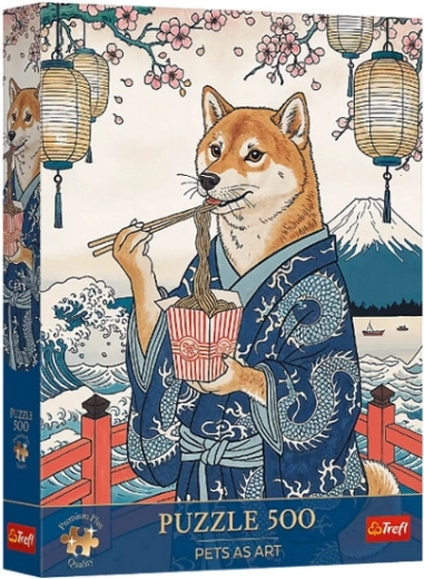 Trefl Premium Plus prémium puzzle Pets as Art: Shibina tésztameditáció 500 darab
