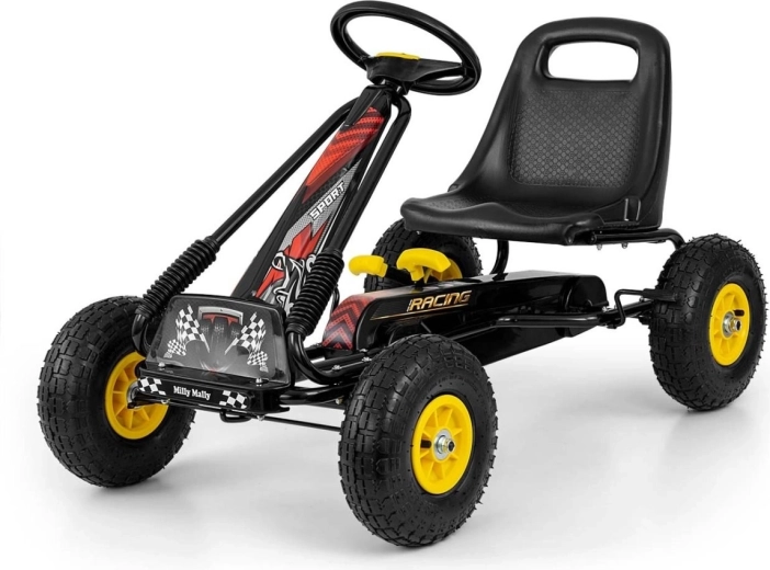 Milly Mally Thor fekete pedálos gokart