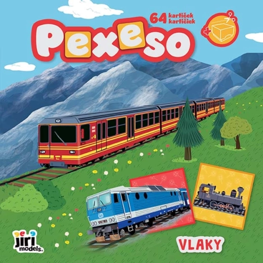 Pexeso füzetben – Vonatok
