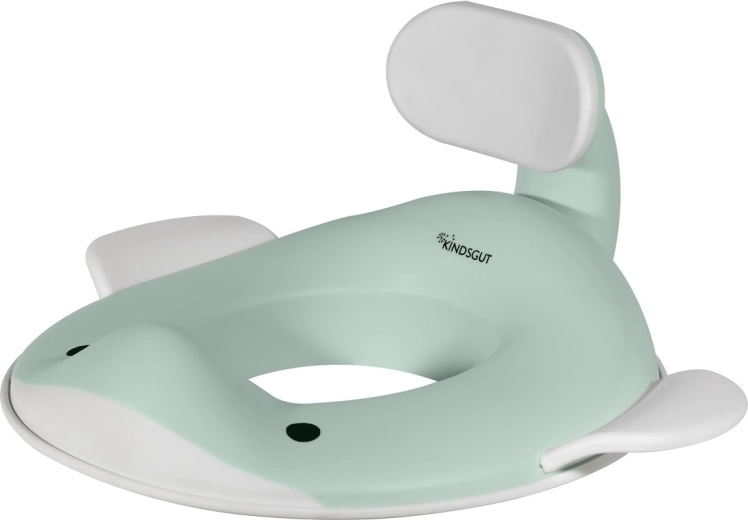 Kindsgut WC-szűkítő ülőke bálna, mentaszínű