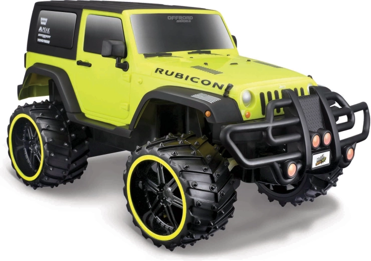 Maisto RC Jeep Wrangler Rubicon terepjáró sárga 1:16