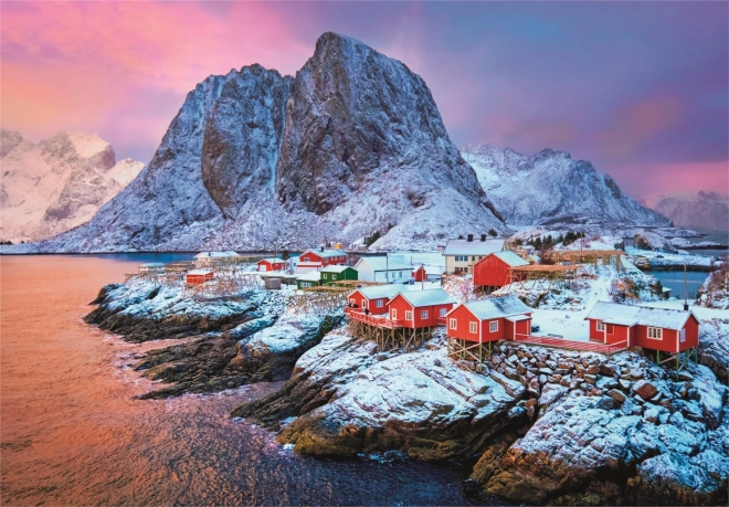 500 darabos puzzle – Hamnøy Village