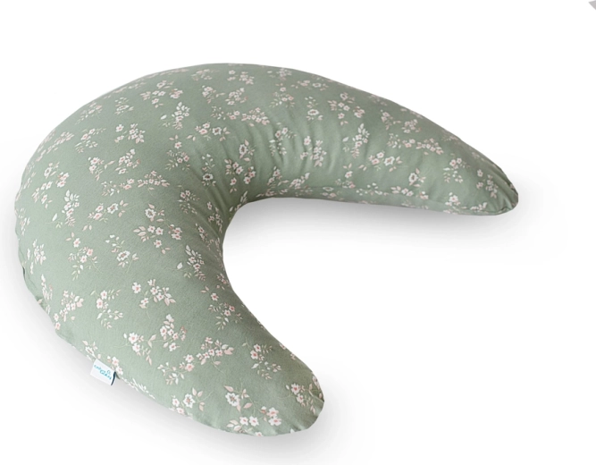 Huggy jersey szoptató és terhességi párna Green Meadow 150 × 60 × 37