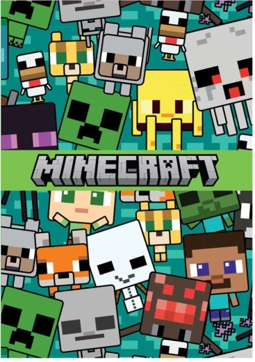 Minecraft A6-os jegyzetfüzet