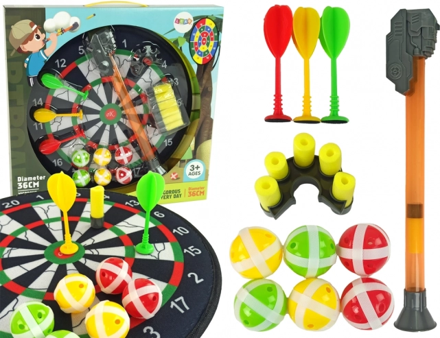 Gyerekjáték tépőzáras céltábla 36 cm