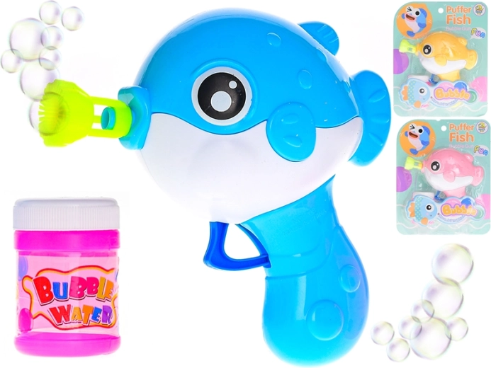 Buborékfújó hal lendkerekes, 16 cm