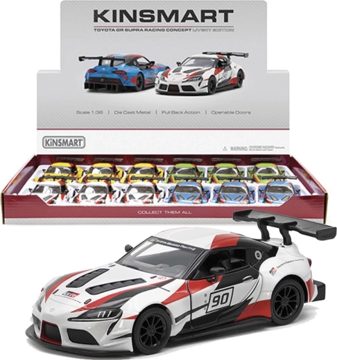 Fém modell Toyota GR Supra Racing