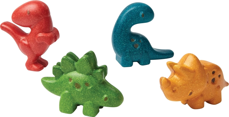 Plan Toys fa dinoszaurusz készlet