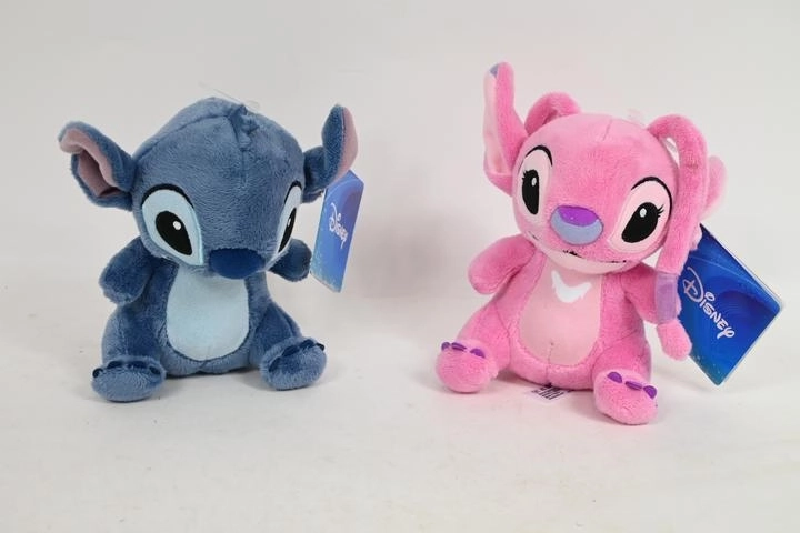 Disney Stitch és Angel mini plüss figurák 17 cm (12 db/doboz)