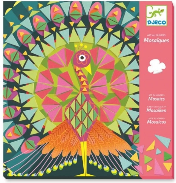 Pávatollas mozaik képek és baglyos képek a Djecótól