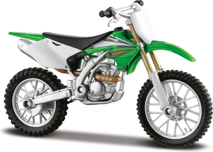 Maisto Kawasaki KX 250F motorkerékpár modell 1:18