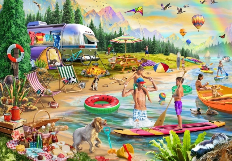 Bluebird puzzle Lakeside nyári tábor 1000 darabos