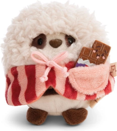 NICI MyMochi Kono panda 8 cm popcorn jelmezben csokoládéval – plüss ajándékszett